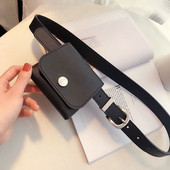 Kaasaegne naiste ökonahast vöö metallist pandla ja eemaldatava rahakotiga