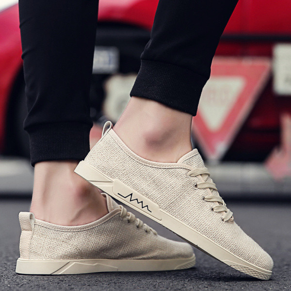 Ежедневни пролетно-летни кецове от текстил и връзки