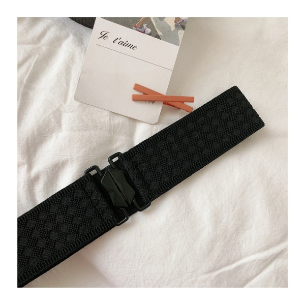 Metallist kinnitusega elastne naiste vöörihm