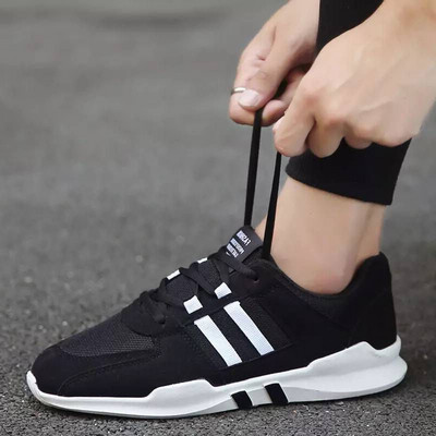 Sport és hétköznapi férfi tornacipő öko velúrból és textilből készült fűzővel