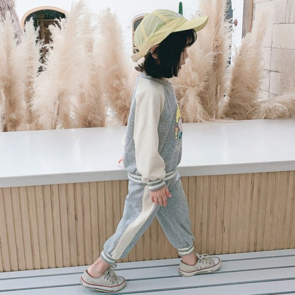 Igapäevane kaheosaline lastekomplekt koos rakendusega tüdrukutele