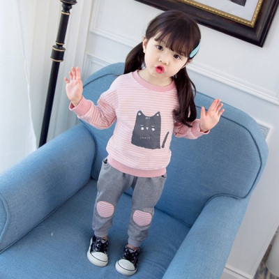 Kaheosaline lastekomplekt koos rakendusega tüdrukutele