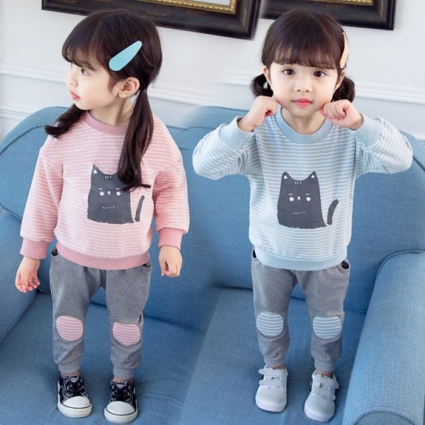 Kaheosaline lastekomplekt koos rakendusega tüdrukutele