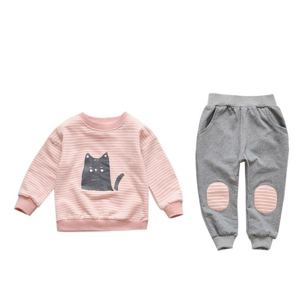 Kaheosaline lastekomplekt koos rakendusega tüdrukutele