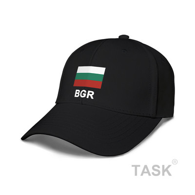 Kasdieninė moteriška kepurė su skydeliu ir Bulgarijos vėliavos antspaudu