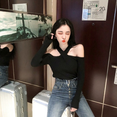 Korszerű női blúz kordbársony mezből, leesett ujjakkal