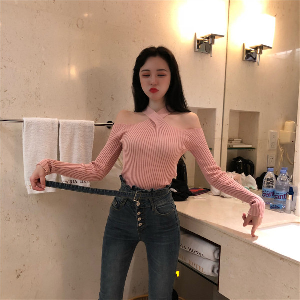 Korszerű női blúz kordbársony mezből, leesett ujjakkal