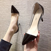 Stiilne naiste kontsaga kingad teravatipuline mudel