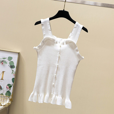 Nagy méretű női felső, széles pántokkal és gombokkal