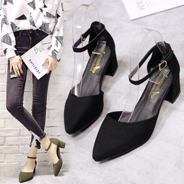 Stilīgas sieviešu kurpes no eko zamšādas ar zemiem papēžiem