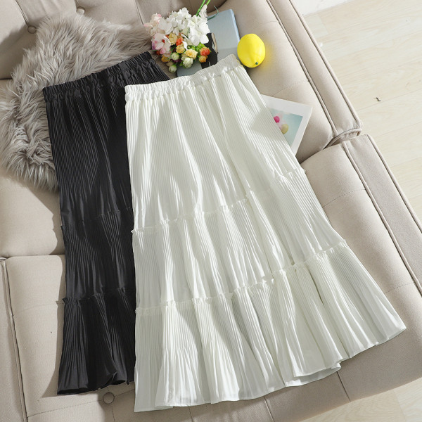 Lezser női szoknya magas derekú szabású modellel