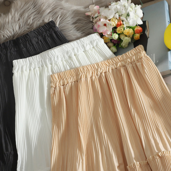 Lezser női szoknya magas derekú szabású modellel