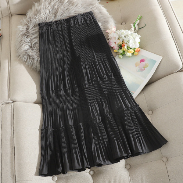 Lezser női szoknya magas derekú szabású modellel