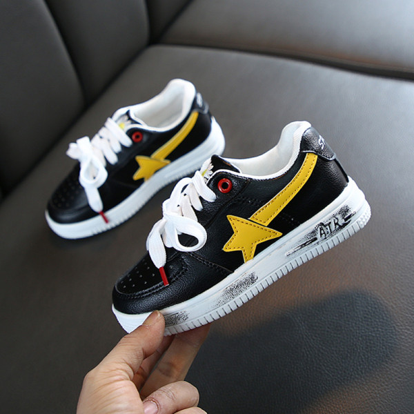 Детски ежедневни кецове с връзки за момчета и момичета