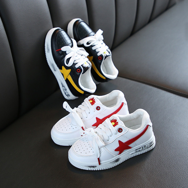 Детски ежедневни кецове с връзки за момчета и момичета