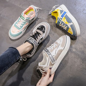 Modern női rugós tornacipő lapos talppal - öko velúrból