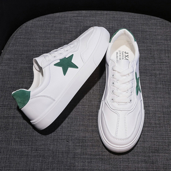 Kevadised valget värvi ökonahast lameda tallaga naiste tossud