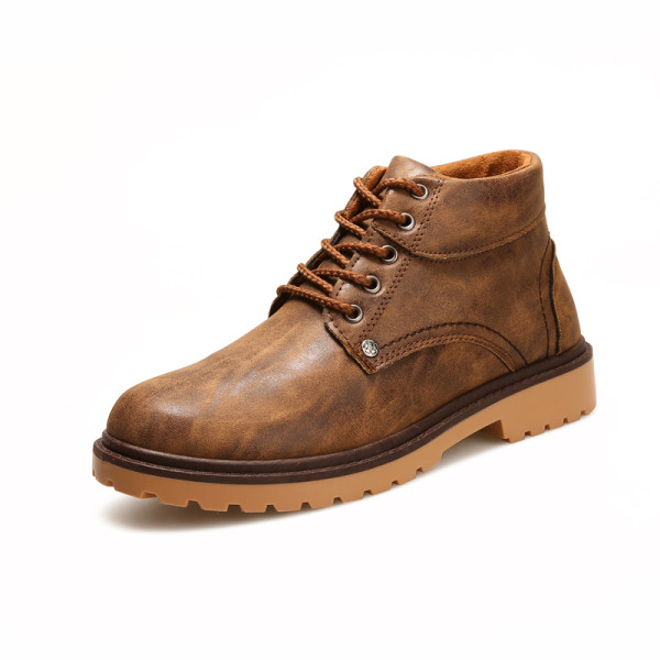 Alkalmi férfi cipő műbőrből, fűzős