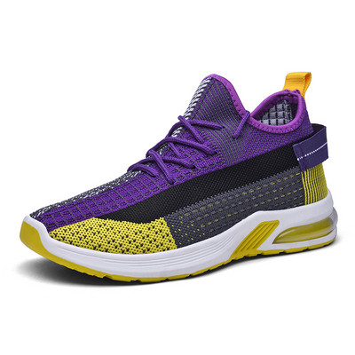 Színes női tornacipő fűzővel és lapos talppal