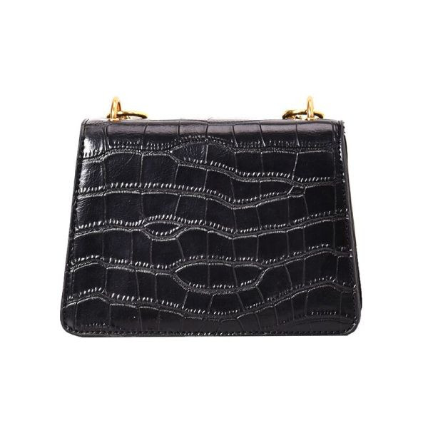 Stílusos női kistáska eco bőrből, lánc fogantyúval