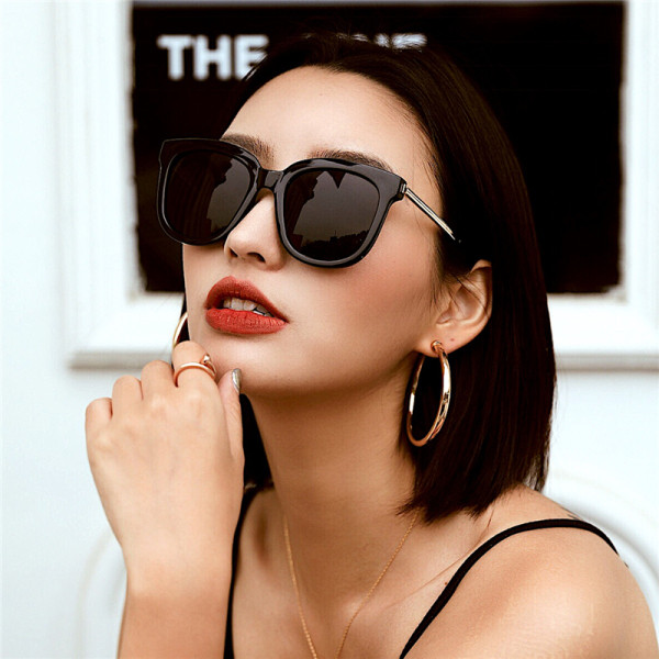 Modern női napszemüveg négyzet alakú, széles kerettel