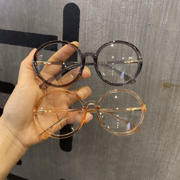 Moodsad naiste prillid ümara kujuga ilma dioptrita