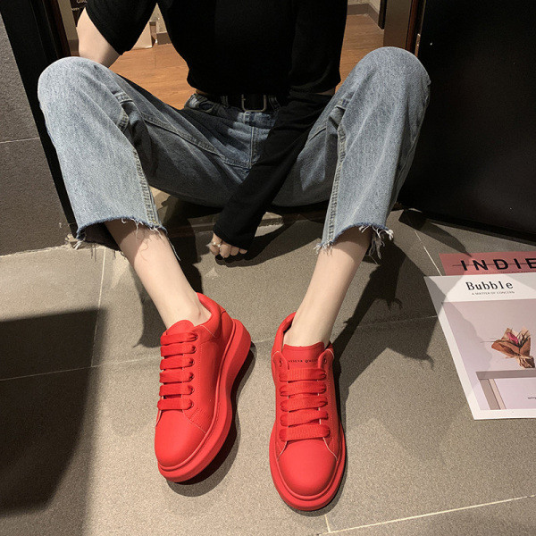 UUS Moodsad punase kõrge tallaga naiste tossud