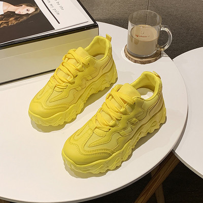 Alkalmi női tornacipő durva talppal, többféle neon színben