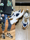 Alkalmi női tornacipő textilből, durva talppal