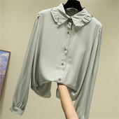 Naiste nööpide ja klassikalise kraega särk