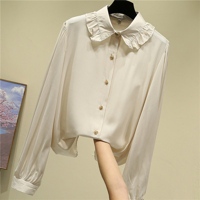 Naiste nööpide ja klassikalise kraega särk