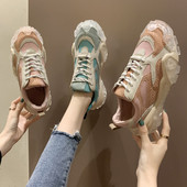 Modern női tornacipő műbőr fűzővel