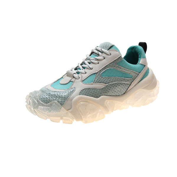 Modern női tornacipő műbőr fűzővel