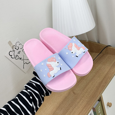 Új modell alkalmi női papucs színes rátéttel