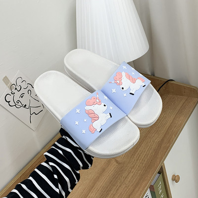 Új modell alkalmi női papucs színes rátéttel