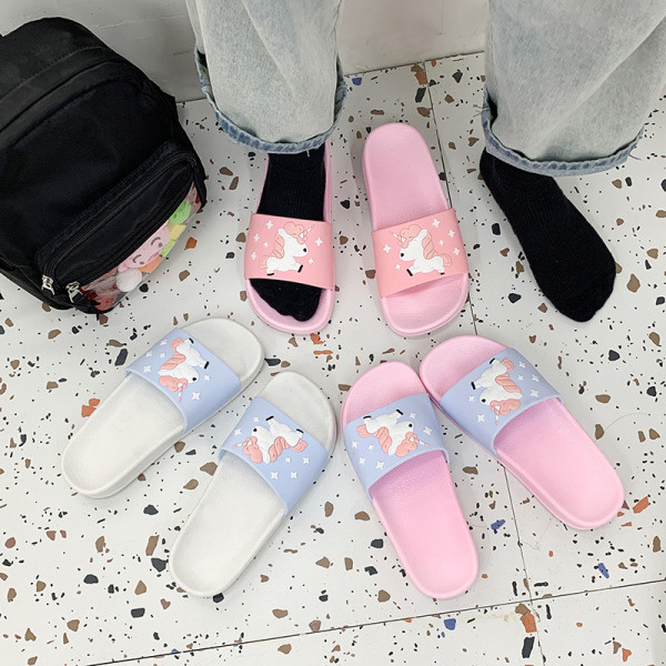 Új modell alkalmi női papucs színes rátéttel