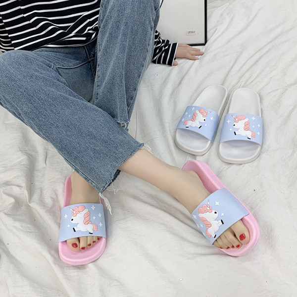 Új modell alkalmi női papucs színes rátéttel