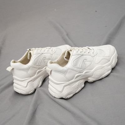 Νέο μοντέλο γυναικεία αθλητικά παπούτσια με σκληρή σόλα και κορδόνια