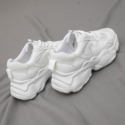 Νέο μοντέλο γυναικεία αθλητικά παπούτσια με σκληρή σόλα και κορδόνια