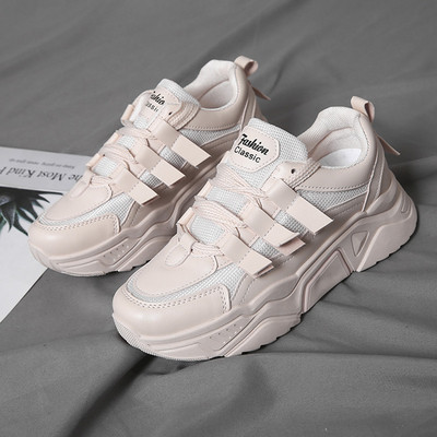 Eko bőrből és textilből készült rugós tornacipők új modellje