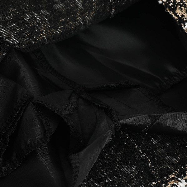 Stílusos női szett két részből - ing és szoknya gombokkal