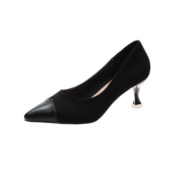 Uus mudel naiste kontsaga kingad öko seemisnahast terava otsaga mudelist