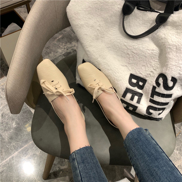 Naiste vabaaja mokassiinid kunstnahast lipsudega