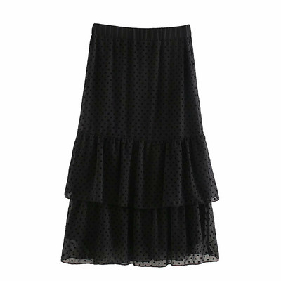 Hosszú női szoknya szabású tüll modell