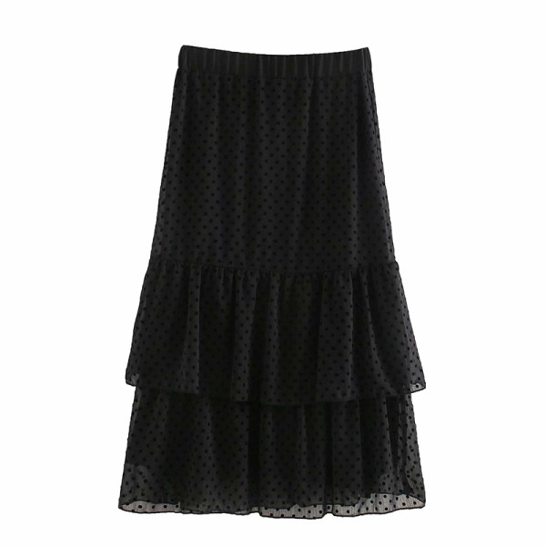 Hosszú női szoknya szabású tüll modell