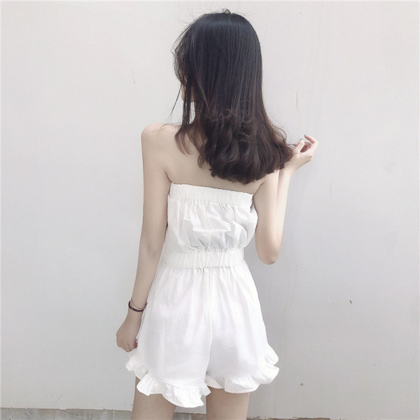 Naiste vabaaja kombinesoon nööpide ja varrukateta