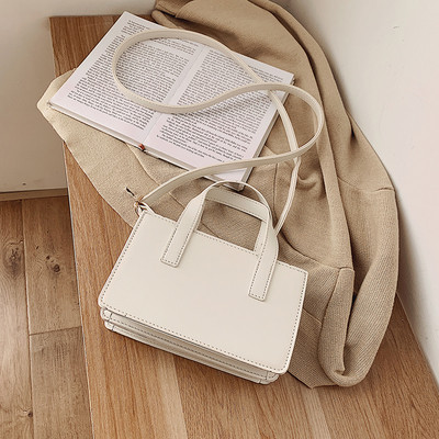 Moodne ökonahast pikkade ja lühikeste sangadega naistekott - kaks mudelit