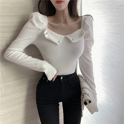 Liibuv naiste pärlitega velvetjersey pluus