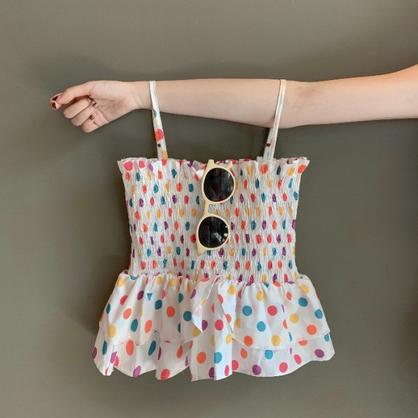 Elastne naiste topp väljalõikega põhjaga