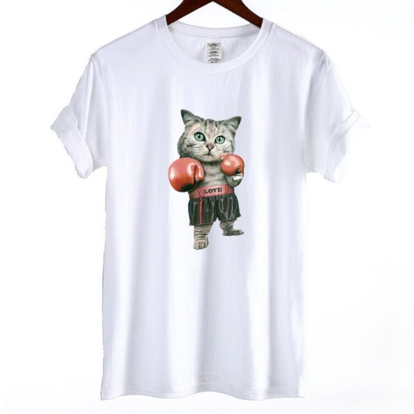 Vabaaja unisex lühikeste varrukate ja aplikatsiooniga T-särk